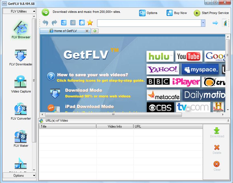 flvƵʽתGetFLV Pro9.8.191.18 ٷ