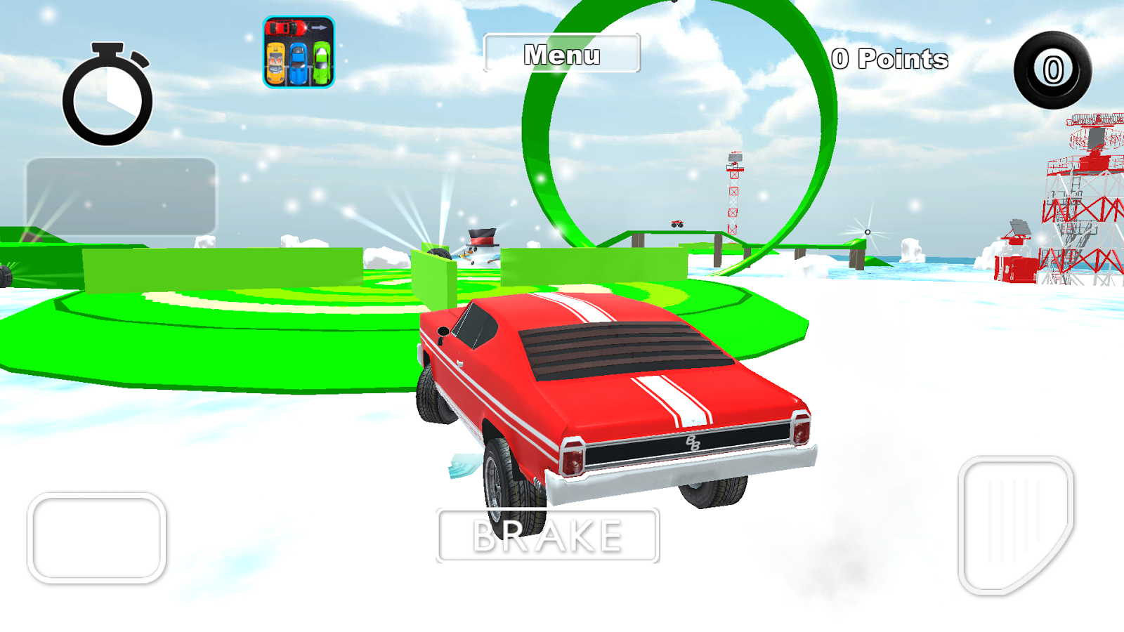 Snow Car Race  Stunts Extreme(ѩ܇ؼِ)v1.0 ׿