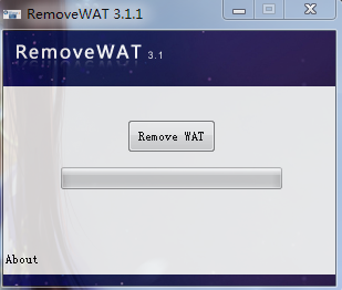 RemoveWAT系统激活工具下载3.1.1 绿色版