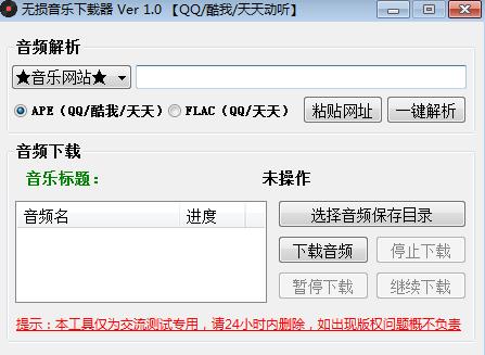 无损音乐下载器下载1.0