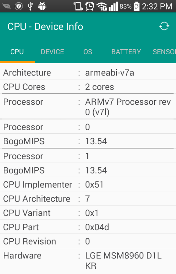 CPU豸ϢCPU Device Infov1.0 ׿