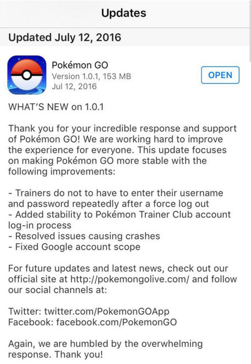 PokemonGo޽v1.01 ׿