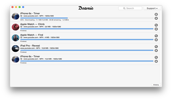 ƵعDownie for Mac2.1.3 ٷ