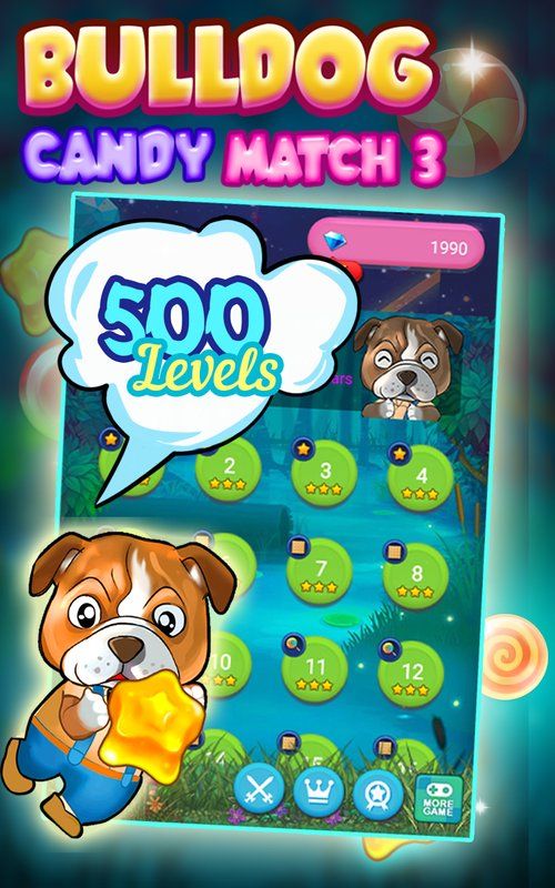 Bulldog Candy Match 3(ţȮǹ)v1.5 ׿