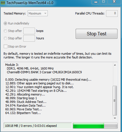 MemTest64内存测试官方下载1.0 绿色版