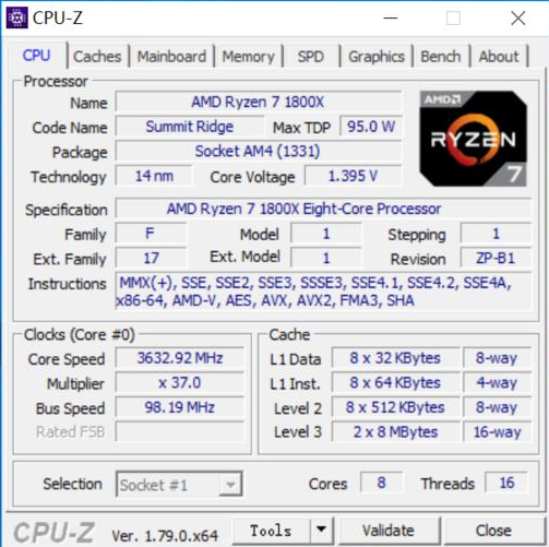 CPU-Z1.79汉化版下载中文硬盘版