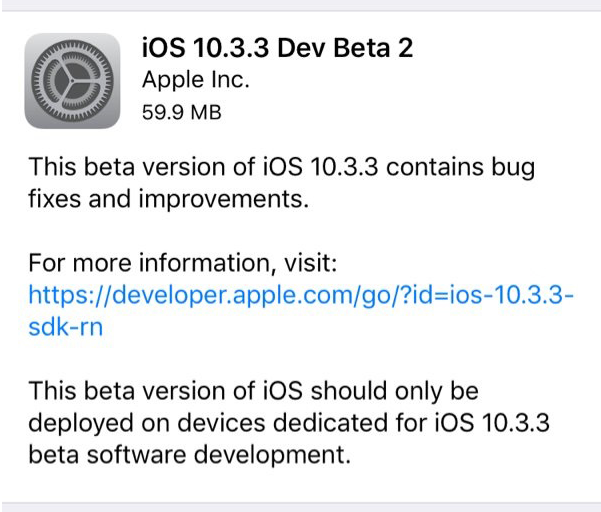 ios10.3.3 beta2ļٷ