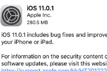 iOS 11.0.1̼ iOS 11.0.1ļصַ