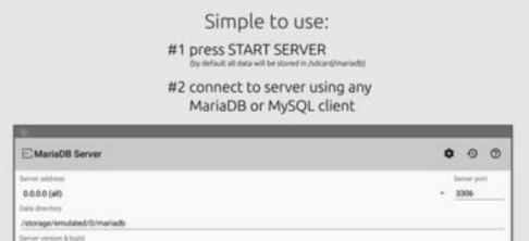 MariaDB Server app