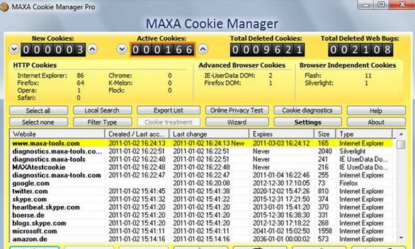 Cookies Managerv1.1 ٷ