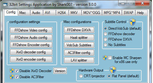 Shark007 Advanced Codecs