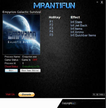 帝国霸业银河生存MrAntiFun修改器 帝国霸业银河生存MrAntiFun修改器