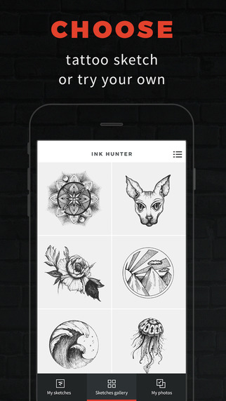 INKHUNTER Try Tattoo Designsƻv2.76 °