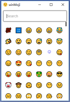 winMoji（电脑上使用emoji表情）v1.0 官方版