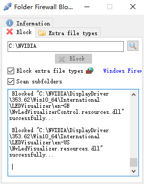 Folder Firewall Blockerv1.3 ٷ