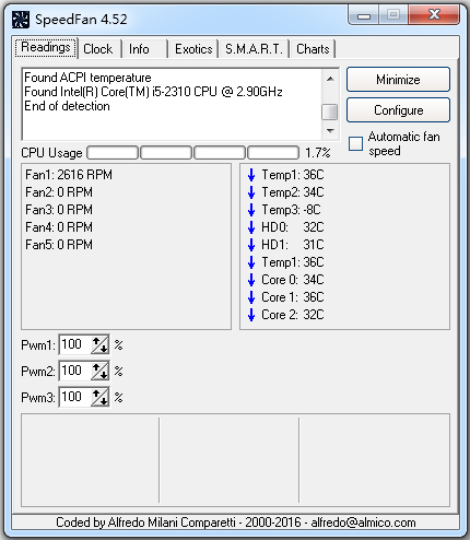 SpeedFan(监视软件)v4.52 最新版