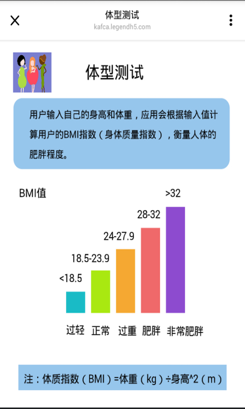 体型测试appv3.9 最新版