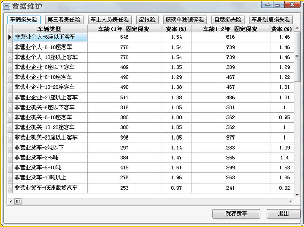 车险保费计算器v4.9 免安装版