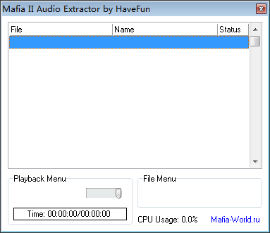 Mafia II Audio Extractor(FSBתMP3תʦ)v1.2 Ѱ