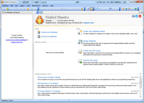 Firebird Maestro(firebird管理工具)v17.2 免费版