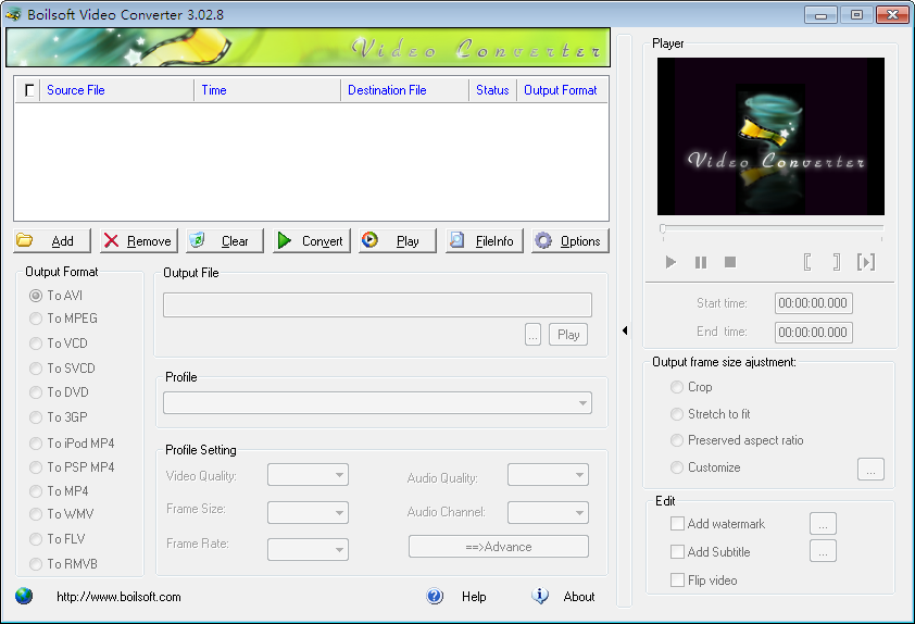 BoilsoftƵתBoilsoft Video Converterv3.1 