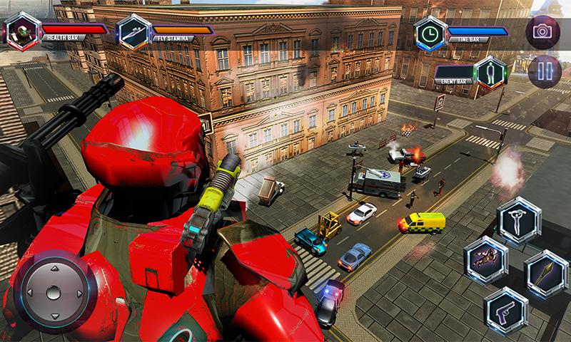 Flying Robot Grand City Rescue(л˳оԮ)v1.8 ׿