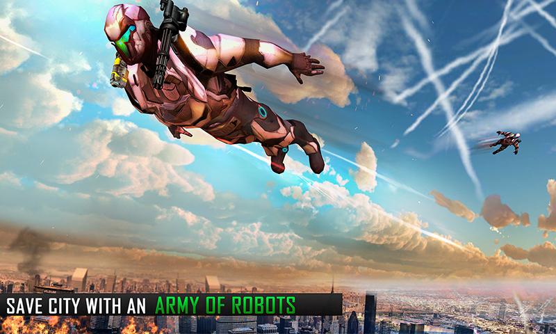 Flying Robot Grand City Rescue(л˳оԮ)v1.8 ׿