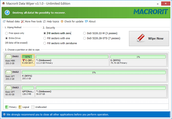 Macrorit Data Wiperv4.5 免费版