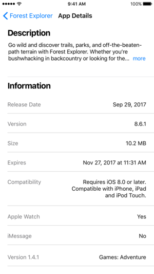 TestFlight°v3.2.1 iOS