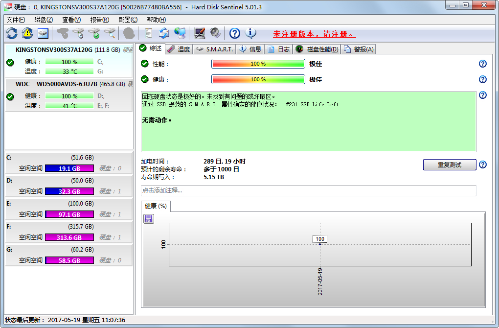 Hard Disk Sentinelv5.01.3 中文版