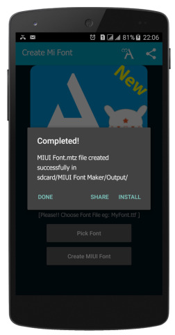 Mi Font Maker (FontToMtz)С޸v1.3 ׿