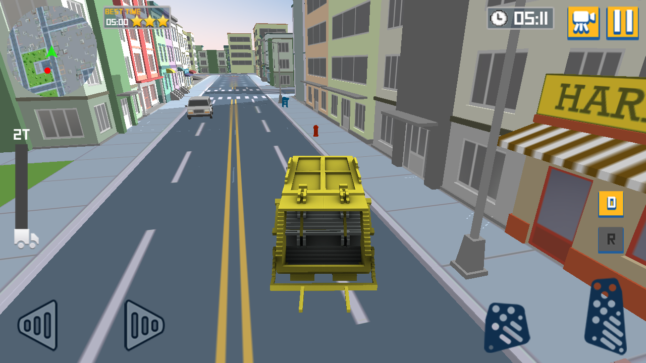 Blocky Garbage Truck Sim Pro(像素垃圾车模拟游戏)v1.3 安卓版