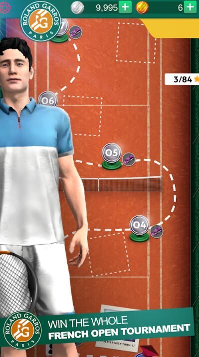 Tennis Champions(法国网球公开赛游戏)v1.31 手机版