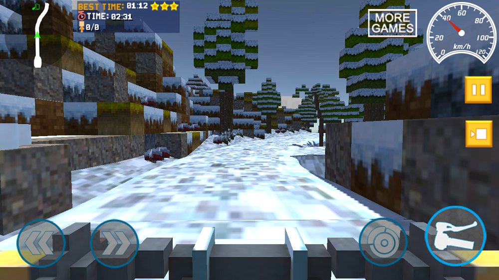 Blocky Moto Bike SIM: Winter Breeze(像素摩托冬季的微风手游)v1.2 安卓版