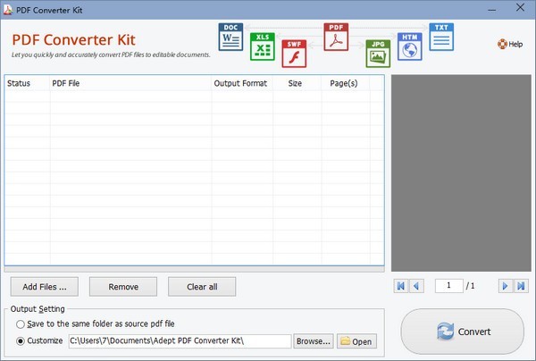 Adept PDF Converter Kitv4.0.0 Ѱ