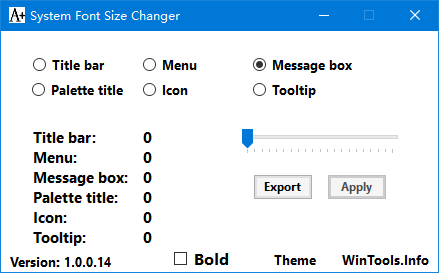 System Font Size Changerv1.2.0.24 Ѱ