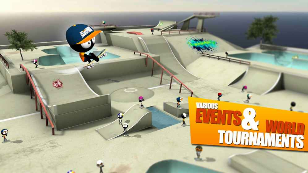 Stickman Skate Battle(火柴人滑板对决3D游戏)v2.1.1 安卓版