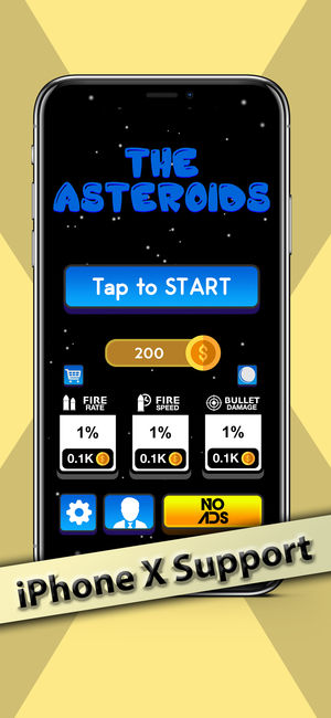 The Astroidsv2.1.0 iPhone