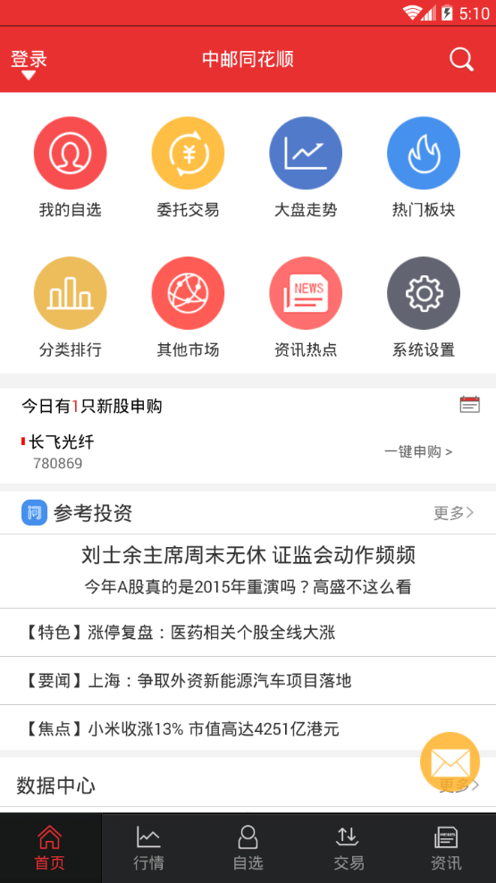 中邮同花顺appv9.03.13 安卓版