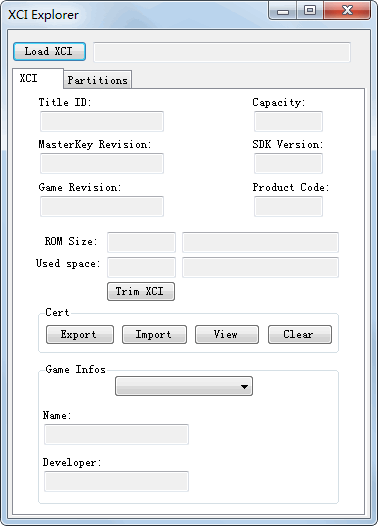 XCI Explorerv1.0 ɫ