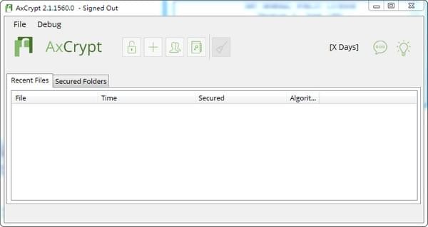 AxCryptv2.1.16 官方免费版