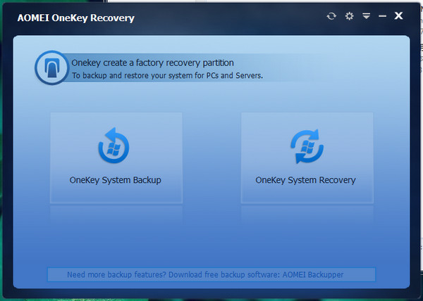 AOMEI OneKey Recoveryv1.8 Ѱ