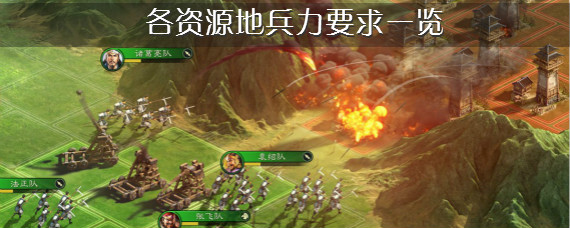 三国志战略版5级地要多少兵力 三国志战略版各资源地兵