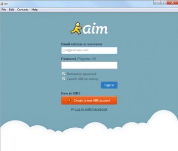 aimİ(AOL Instant Messenger)