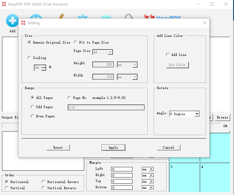 VeryPDF PDF Stitcher(PDF合并器)