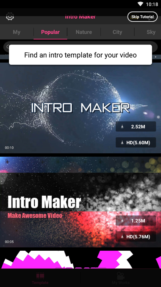 Intro MakerƵ༭v1.9.3 ׿