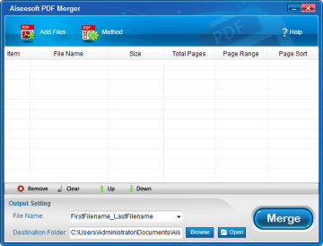 Aiseesoft PDF Merger(PDFϲ)