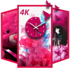 Girly wallpaper HD & Smart analog clockŮʱӱֽv1.0 ׿