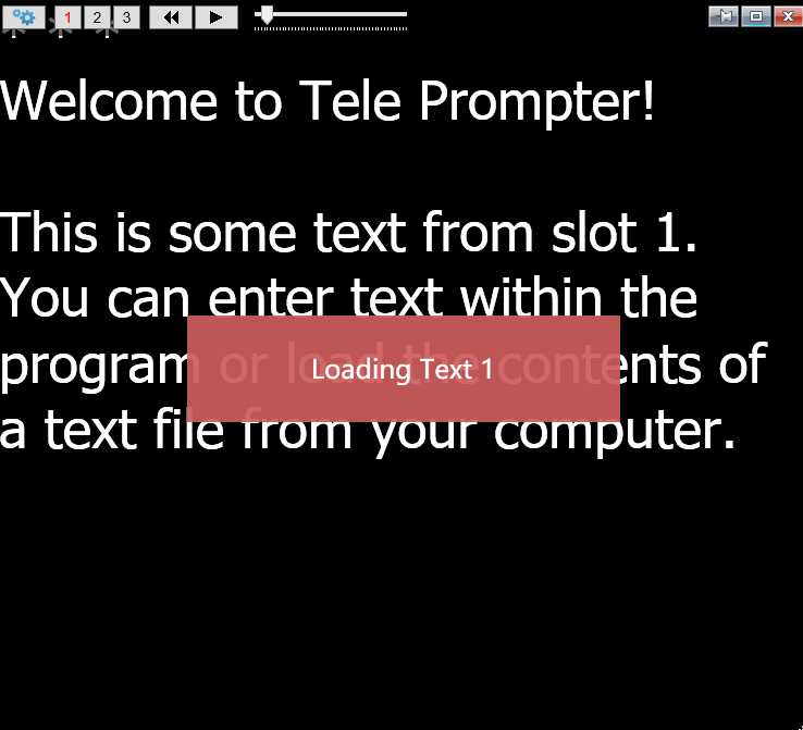 teleprompter