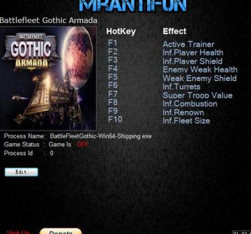 哥特舰队阿玛达修改器 哥特舰队阿玛达修改器